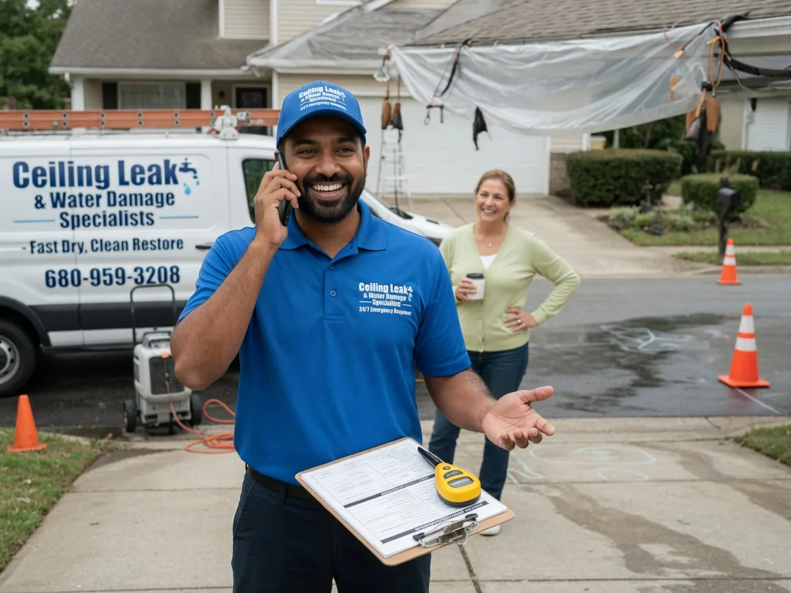 Ceiling Leak Cleanup Red Lion, PA FAQs